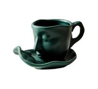 BizimHesap Baiser Tasse de Café Visage Humain Surprise pour les Mariés Ensemble de Tasses à Baiser Tasse Ceramique Mugs Tasses à Thé Café Personnalisé Idee Cadeau Anniversaire Mariage