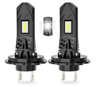 BIZOI Ampoules H7 LED 30W 10000LM, 6000K Lumière Blanche, 30000+ Heures de Durée de Vie, Ampoule LED H7 per Auto e Moto, Remplacement De La Lampe Halogène 1:1, Plug and Play, Lot de 2