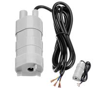 BIZOI Pompe à Eau Submersible 12 V, Pompe Immergée 12V, Pompe à Eau Immergée 12v, 600L/H 5M Levé Faible Bruit Pompe à eau 12V, Mini Pompe Immergée pour Camping-car, Caravanes, Bassin, Aquarium Douche