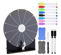 BIZOI Roue De La Fortune, Roue de la Chance, Roue de Prix Tournante, Roue de Prix Rotative de Table, Roue de la Fortune à Tourner pour Jeux de Loterie, Mots, Carnaval, Activités Vacances Fiançailles