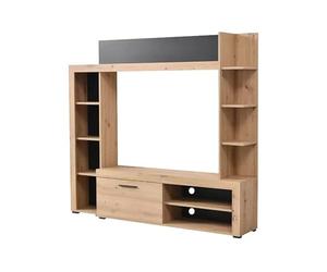 BIZZOTTO Mur, Noir, 157,5 x 172,5 x 33
