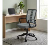 Chaise de bureau C-Br Roman Gris foncé