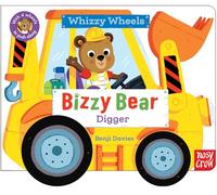 Nosy Crow Bizzy Bear Whizzy Wheels Digger – avec 4 roues mobiles