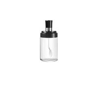 BJ boîte d'assaisonnement ensemble de bouteilles d'assaisonnement pot de sel avec cuillère pot d'assaisonnement boîte d'assaisonnement bouteille d'assaisonnement de cuisine 250 ml 4 pièces