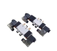 BJADUDJFB 1 pièces 4V120-06 4V130C 4V220-08 4V230C-08 4V320-10 4V420 vannes avec connecteur de Silencieux 4 mm/6 mm/8 mm/10 mm/12 mm électrovanne 5/2 5/3(4V230C-08)