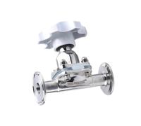 BJADUDJFB Vanne à Membrane DN15 DN20 DN25 DN50 Vanne à Membrane Tri Clamp 1,5" 2"(19mm x Ferrule 50.5)