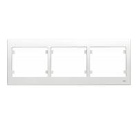 Bjc - 18003 cadre 3 éléments horizontal iris blanc réf. 6531010161