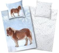 BJCJGGL Housse de Couette 140x200 Enfant âNe Brun Parure de Lit 1 Personne avec Fermeture Éclair et 2 Taie d'oreiller 65x65 cm - Doux Respirant Microfibre Housse de Couette