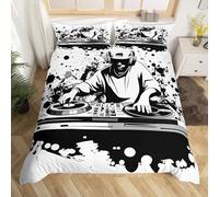 BJCJGGL Housse de Couette 200x200 Adolescent Rocher Parure de Lit 2 Personnes avec Fermeture Éclair et 2 Taie d'oreiller 65x65 cm - Doux Respirant Microfibre Housse de Couette