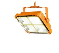 BJdfgE 20000LM 12000MAH Super batterie Rechargeable solaire projecteur extérieur Portable LED réflecteur(500w-4 cells)