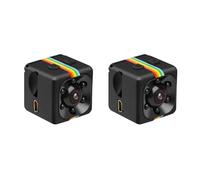 BJdfgE 5-1PCS SQ11 Mini Caméra Full HD 960P Caméscope avec détecteur de Mouvement et Vision Nocturne Micro DVR Sport DV for Windows 7/2000/XP/Vista(2PCS)