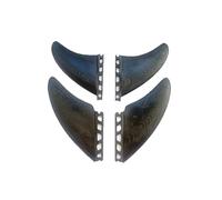 BJdfgE Aileron de Planche Surf Controller Keel Quad Fin Black-Surf Surfing Water Sports Performance Glass (PG) Fins(Two Rear Fin)