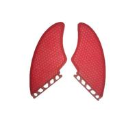 BJdfgE Ailerons de Surf Extra Larges, ailerons quille for Fish, funboard et Twin Fin, à Noyau performant(Red)