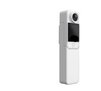 BJdfgE Caméra d'action de Poche C300 4K 30 IPS, stabilisation d'image gyroscopique 6 Axes, Vision Nocturne améliorée, Webcam à Distance WiFi 5G, caméra DV Sportive(C300 White)
