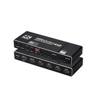 BJdfgE Commutateur répartiteur 4x2 2023 4K@60 Matrix, Compatible HDCP 2., télécommande IR, commutateur SPDIF 4K