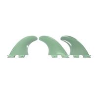 BJdfgE Lot de 3 ailerons Surf Performer, gouvernail Queue Planche 30% Fibre Verre, propulseur(3PCS Green)