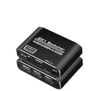 BJdfgE Mini commutateur 4K 60 3 Ports 2.0, répartiteur 1080P HDR, entrées 1 Sortie, hub de for DVD, HDTV, PS4(ZY-HS13)