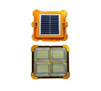 BJdfgE Projecteur LED solaire portable rechargeable IP66 étanche projecteur extérieur panneau photovoltaïque lumière de secours lampe poche SOS(2500 mAh)
