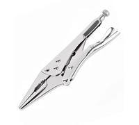 BJDSI Pince à bec long de 220 mm, à ressort, anti-rouille, utilisation à une main.