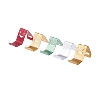 Bjebndd Devil Support en métal Support de téléphone portable Support de téléphone de voiture Support de chargeur Dock Tablette Table Téléphone portable Ordinateur portable Support flexible