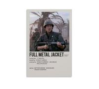 BJHIHSX Full Metal Jacket Movie Minimaliste Art Poster Peinture décorative Toile Art mural Salon Poster Chambre Peinture 08 x 12 pouces (20 x 30 cm)
