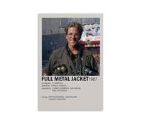BJHIHSX Full Metal Jacket Movie Minimaliste Fan Art mural Impression d'image moderne Décoration de chambre familiale 40 x 60 cm