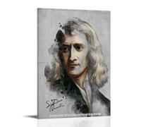 BJHIHSX Poster décoratif sur toile avec citations de Sir Isaac Newton - 30 x 45 cm