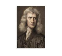 BJHIHSX Poster décoratif sur toile Sir Isaac Newton - Décoration murale moderne pour chambre à coucher - 50 x 75 cm