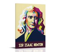 BJHIHSX Poster décoratif sur toile « Sir Isaac Newton » - Décoration murale moderne pour chambre à coucher - 40 x 60 cm