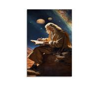 BJHIHSX Poster décoratif sur toile Sir Isaac Newton - Impression d'art moderne pour chambre à coucher - 20 x 30 cm