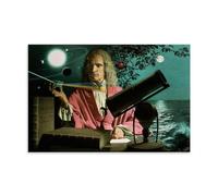 BJHIHSX Poster décoratif sur toile Sir Isaac Newton - Impression d'art moderne pour chambre à coucher - 30 x 45 cm
