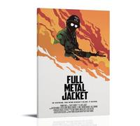 BJHIHSX Poster Full Metal Jacket Movie Fan Art Poster Peinture décorative sur toile Art mural pour salon, chambre à coucher 08 x 12 pouces (20 x 30 cm)