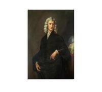 BJHIHSX Poster mural décoratif sur toile de Sir Isaac Newton - Décoration murale moderne pour chambre à coucher - 50 x 75 cm