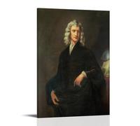 BJHIHSX Poster mural décoratif sur toile de Sir Isaac Newton - Décoration murale moderne pour chambre à coucher - 40 x 60 cm