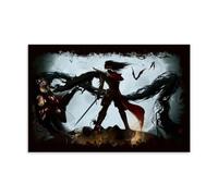 BJHIHSX The Ace Character of The HELLSING Monster Handling Class Poster décoratif sur toile, art mural, pour salon, chambre à coucher, 20 x 30 cm