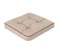 Bjird - Coussin de Chaise de Jardin, Coussin de Chaise de Jardin, Coussin d'assise - 49x47 cm, Coussins d'extérieur/intérieur - 2 pièces, Beige