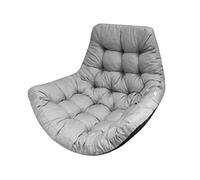 Bjird - Coussin Fauteuil Suspendu 100x120 cm, Gris (Oxford), Fauteuil Balancoire, Chaise Oeuf, Coussins d'extérieur/intérieur