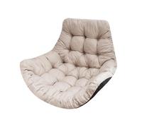 Bjird - Coussin Fauteuil Suspendu 100x120 cm, Beige (Tissu écologique), Fauteuil Balancoire, Chaise Oeuf, Coussins d'extérieur/intérieur