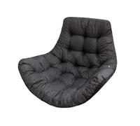 Bjird - Coussin Fauteuil Suspendu 100x120cm, Noir (Ecolen), Fauteuil Balancoire, Chaise Oeuf