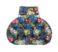 Bjird - Coussin Fauteuil Suspendu 75x47 cm, Feuilles colorées, Fauteuil Balancoire, Chaise Oeuf