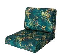 Bjird - Coussin pour chaises de Jardin - Coussin de siège - 50x50 cm Extérieur - ou transat de Jardin, terrasse ou Balcon - Herbe Verte
