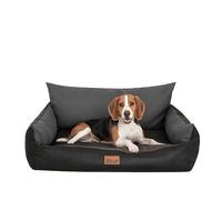 Bjird Lit Chiens Grande Taille Imperméable - Couverture Canapé, Lit Chiens Taille Moyenne - Joker - Coussin Chien Oeko-Tex Dog Bed 82x63 cm Graphite XL