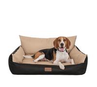 Bjird Lit Chiens Grande Taille Imperméable - Couverture Canapé, Lit Chiens Taille Moyenne - Joker - Coussin Chien Oeko-Tex Dog Bed 82x63 cm Beige XL