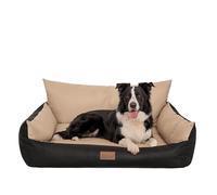 Bjird Lit Chiens Grande Taille Imperméable - Couverture Canapé, Lit Chiens Taille Moyenne - Joker - Coussin Chien Oeko-Tex Dog Bed 106x80 cm Beige XXL