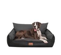 Bjird Lit Chiens Grande Taille Imperméable - Couverture Canapé, Lit Chiens Taille Moyenne - Joker - Coussin Chien Oeko-Tex Dog Bed 132x106 cm Graphite XXXL