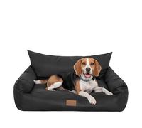 Bjird Lit Chiens Grande Taille Imperméable - Couverture Canapé, Lit Chiens Taille Moyenne - Joker - Coussin Chien Oeko-Tex Dog Bed 82x63 cm Noir XL