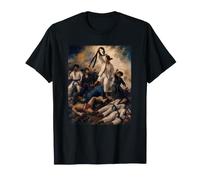 BJJ Liberty Leading Drôle de jiu-Jitsu brésilien T-Shirt