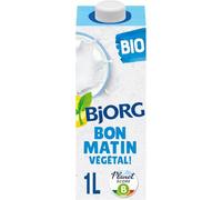 BJJORG - Boisson Végétale Bio Gourmande Riz, Coco & Soja, Texture Onctueuse et Naturelle (1L) - Le lot de 4