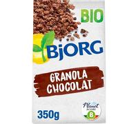 BJJORG - Granola Bio au Chocolat Gourmand, Texture Croquante et Saveurs Intenses (Sachet 350g) - Lot de 3 - vendu par Lot