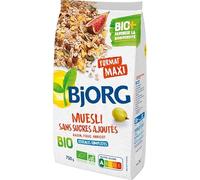 BJJORG. Muesli 750g sans sucres ajoutés, un petit-déjeuner sain et naturel pour bien démarrer- Lot De 3